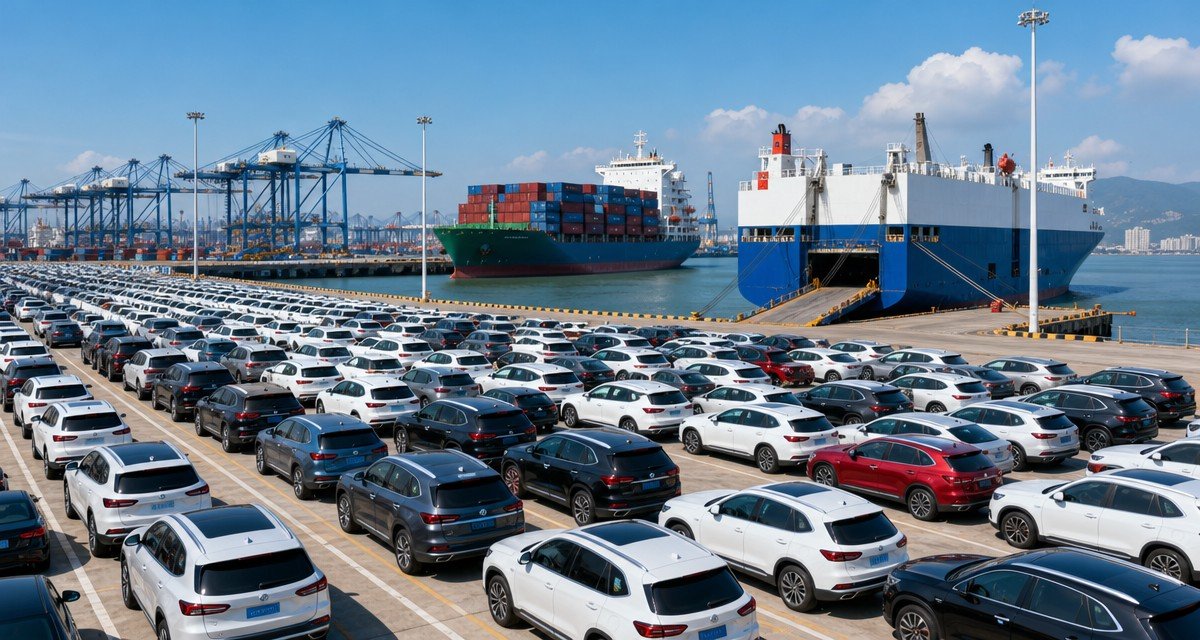 China EV Exports Hit Record 2.8 Million Units in H1 2026, Used Car Shipments Follow