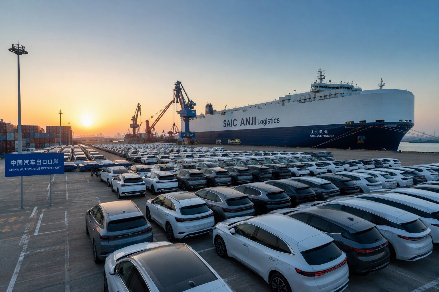 China's July 2026 Auto Exports Hold Above One Million Units: NEV and Used Car Shipments Keep Climbing