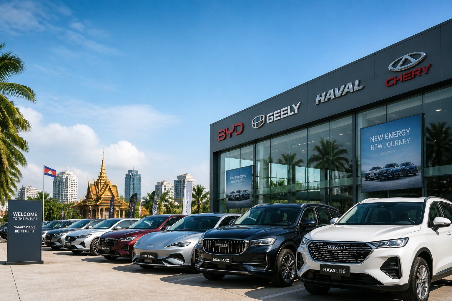 Cambodia's Growing Vehicle Market: New Opportunities for Chinese New and Used Car Exports