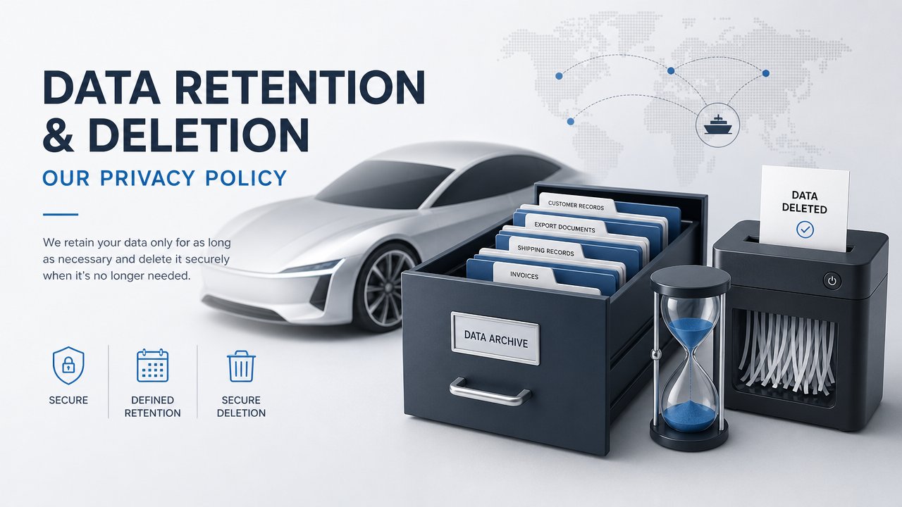 SIN-AUTO Data Retention and Deletion: How Long We Keep Your Information and How to Have It Removed