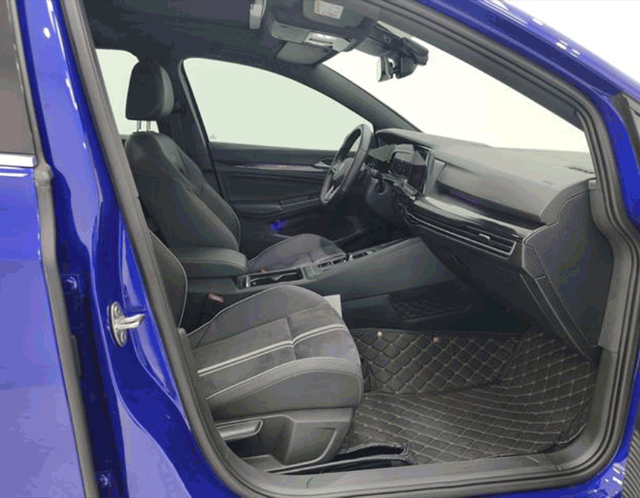 Golf 280TSI DSG R-Line 2021 (bleu avec ensemble réfléchissant noir) (21341 km)