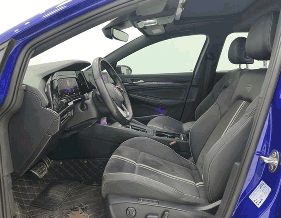Golf 280TSI DSG R-Line 2021 (bleu avec ensemble réfléchissant noir) (21341 km)