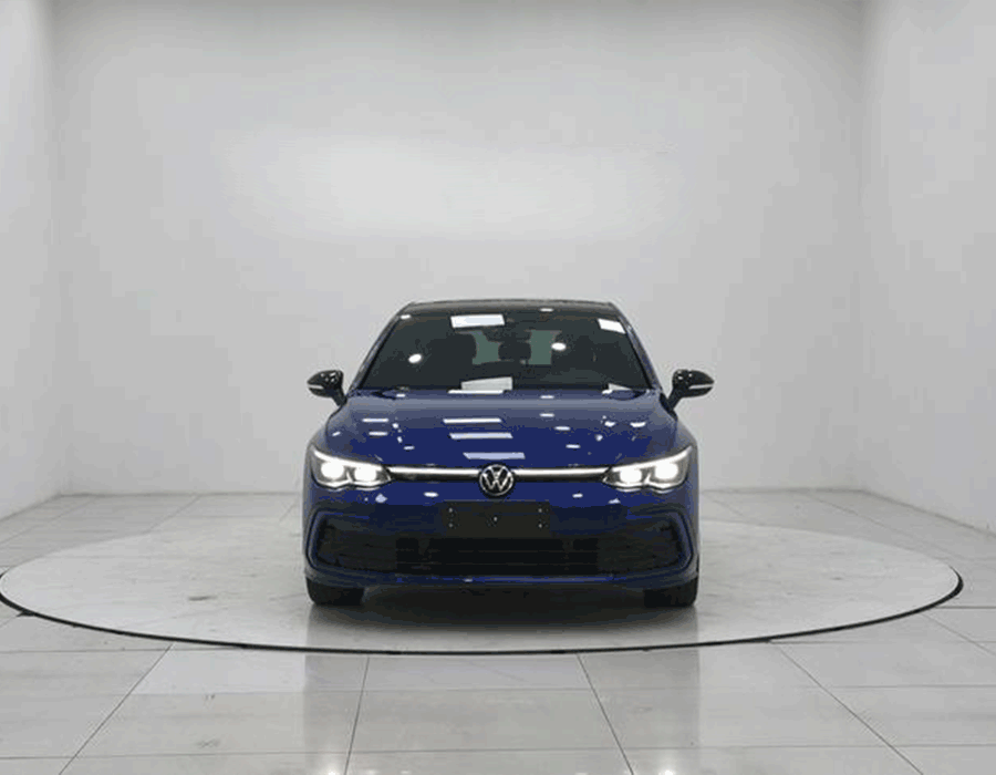 Golf 280TSI DSG R-Line 2021 (bleu avec ensemble réfléchissant noir) (21341 km)