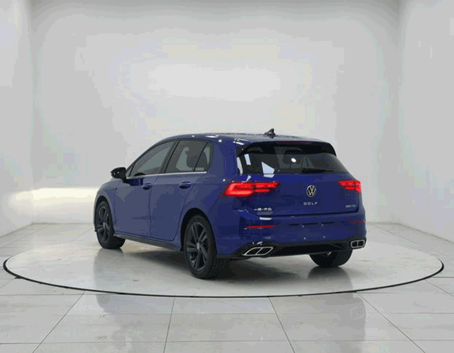 Golf 280TSI DSG R-Line 2021 (bleu avec ensemble réfléchissant noir) (21341 km)