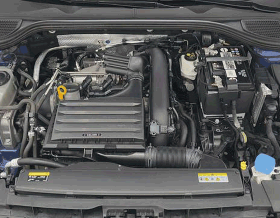Golf 280TSI DSG R-Line 2021 (bleu avec ensemble réfléchissant noir) (21341 km)