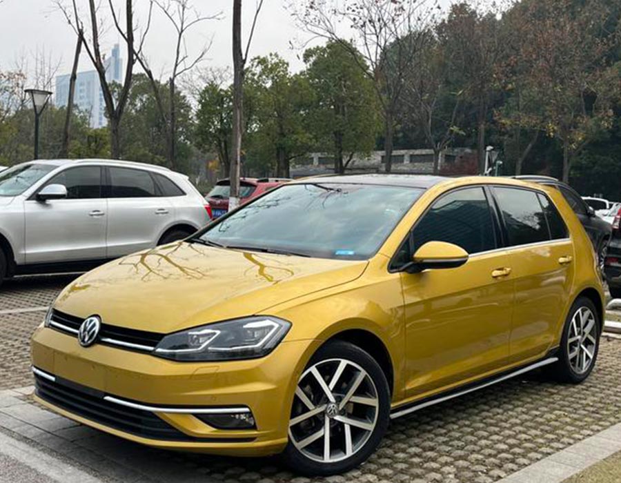 Système audio Dynaudio automatique phare de la Volkswagen Golf 2018 280TSI, jaune (77124 km)