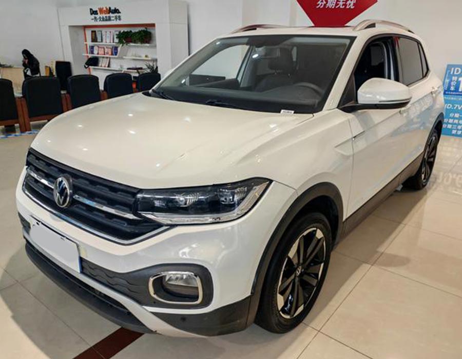 Volkswagen T-Cross 2021 200TSI Édition DSG Connect blanche (72111 km)