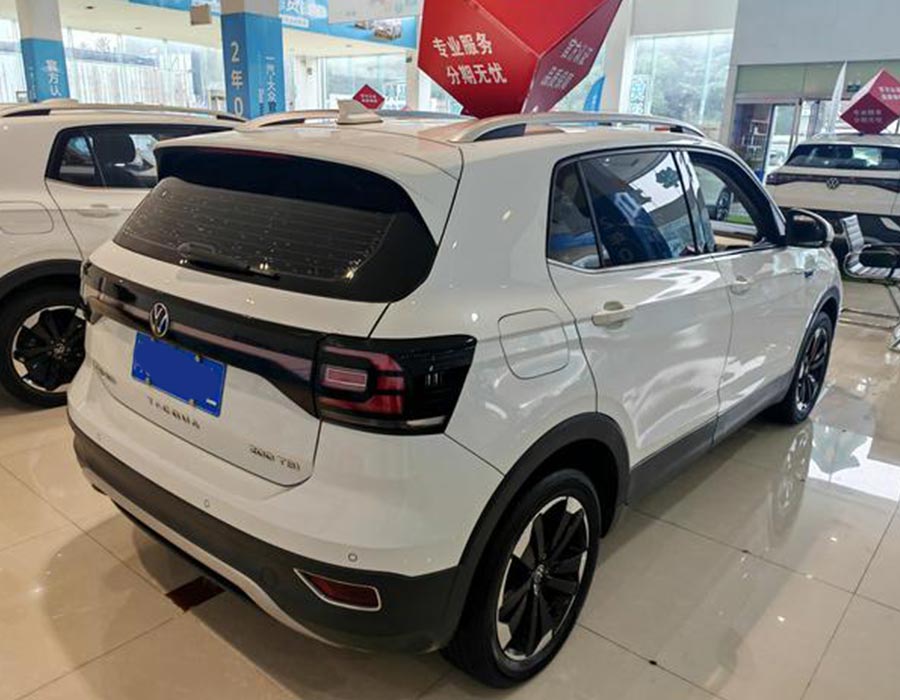 Volkswagen T-Cross 2021 200TSI Édition DSG Connect blanche (72111 km)