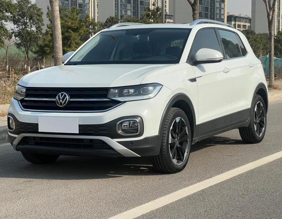 Volkswagen T-Cross 2023 200TSI Édition DSG Connect, blanc (65244 km)