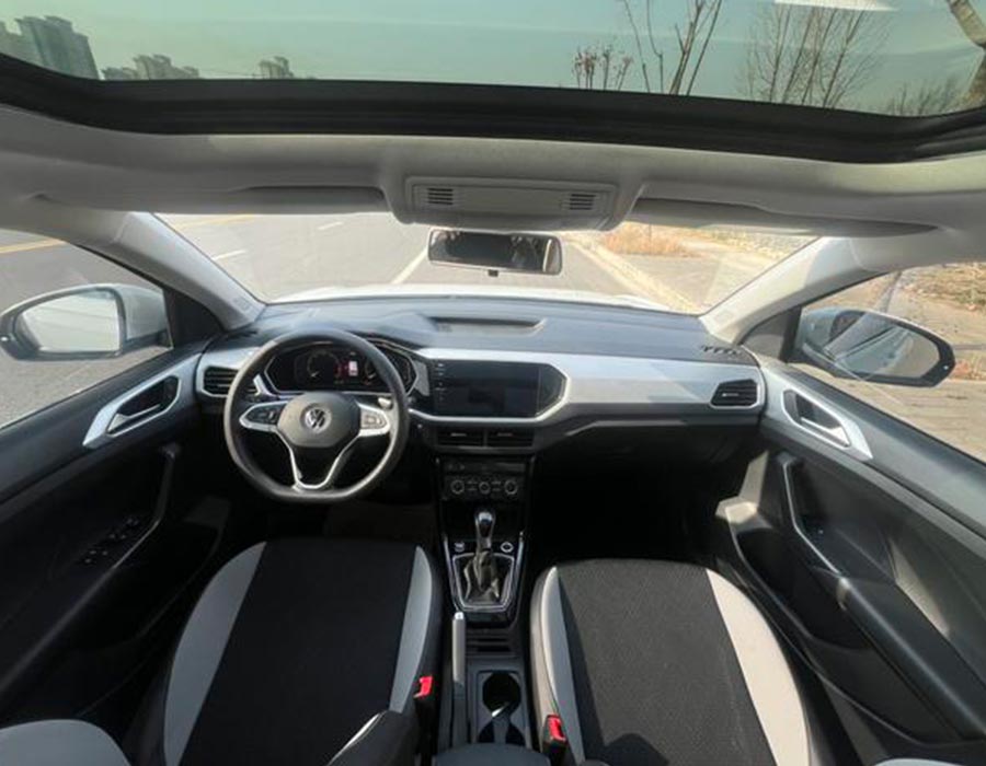 Volkswagen T-Cross 2023 200TSI Édition DSG Connect, blanc (65244 km)