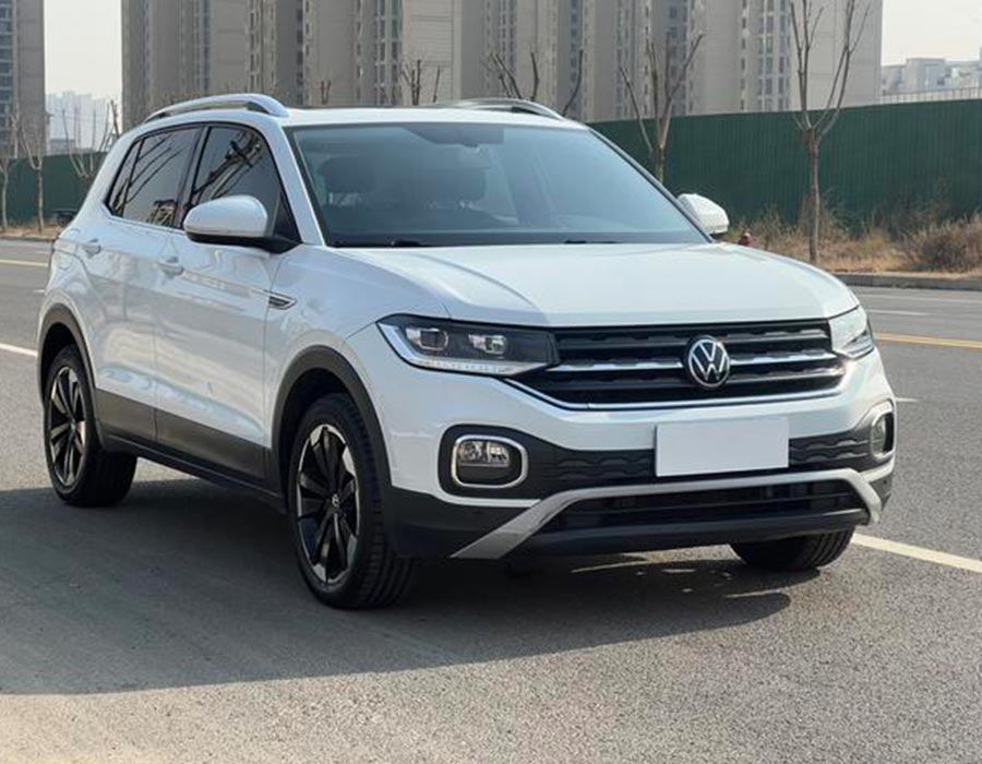 Volkswagen T-Cross 2023 200TSI Édition DSG Connect, blanc (65244 km)