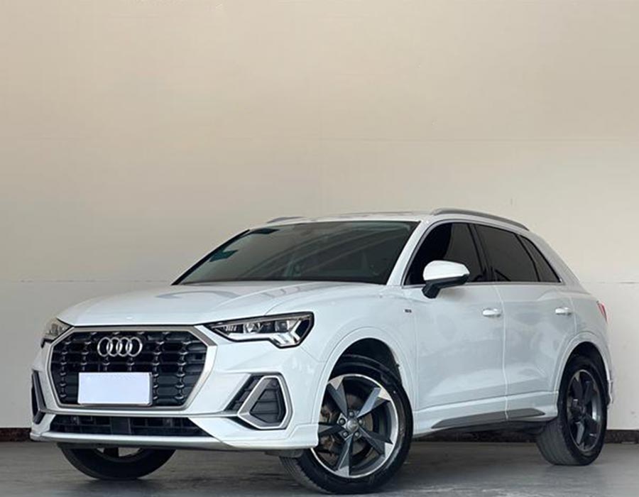 Audi Q3 2019 35 TFSI Sportline blanche (49801 km)