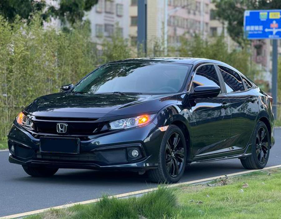 Civic 2019 220 TURBO CVT Power Edition National VI noire (4021 km)