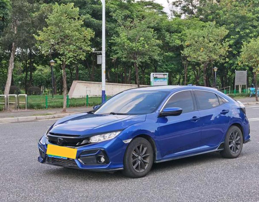 Civic 2020 Hatchback 220 TURBO CVT New Edge Control Bleu (34369 km)